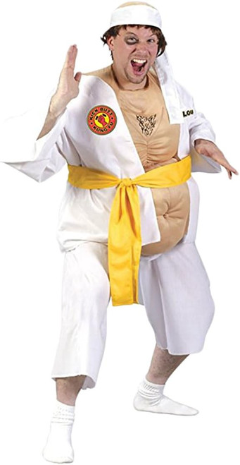 Kung Fu Lou Martial Arts Master Fat Funny Fancy Dress Up Halloween Adult Costume