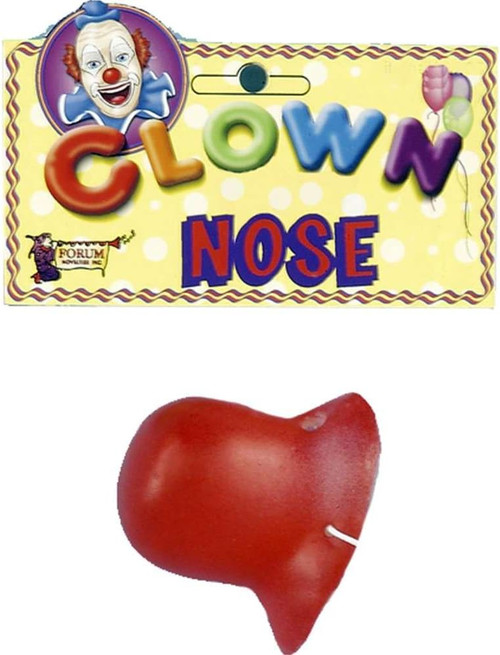 Squeaking Clown Nose Clownin' Around Fancy Dress Halloween Costume Accessory