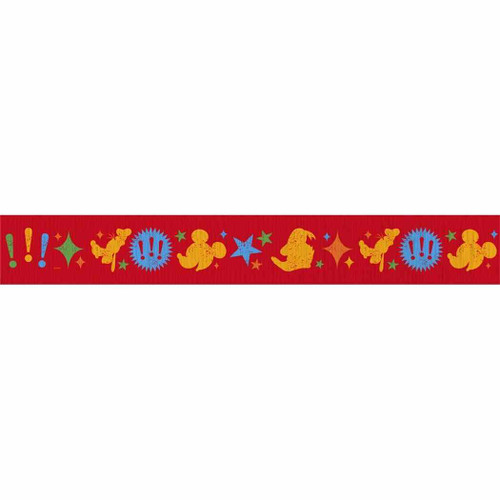 Mickey Mouse Fun & Friends Birthday Party Decoration Crepe Streamer