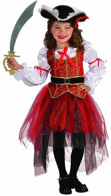 Princess of the Seas Pirate Wench Caribbean Fancy Dress Halloween Child Costume