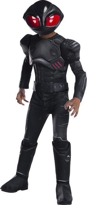 Black Manta Aquaman Movie DC Comics Fancy Dress Halloween Deluxe Child Costume