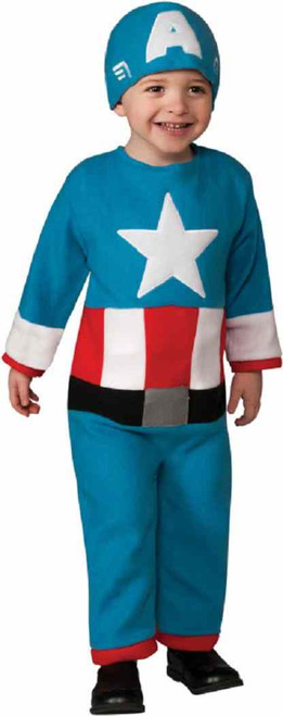 Captain America Marvel Avengers Superhero Halloween Baby Toddler Child Costume