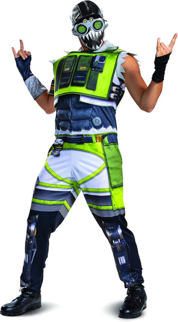 Octane Deluxe Apex Legends Video Game Fancy Dress Up Halloween Adult Costume