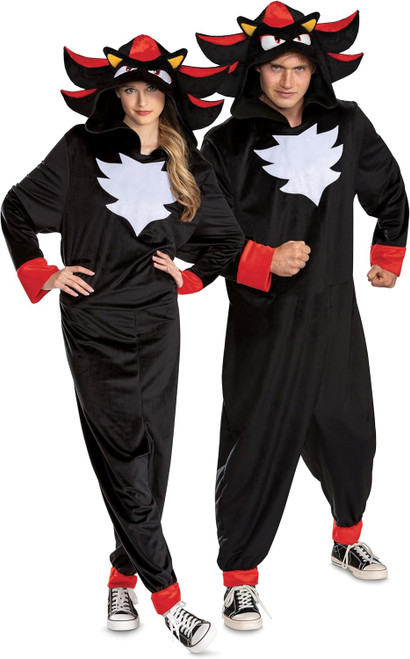 Shadow Unisex Sonic Hedgehog 3 Movie Fancy Dress Up Halloween Adult Costume