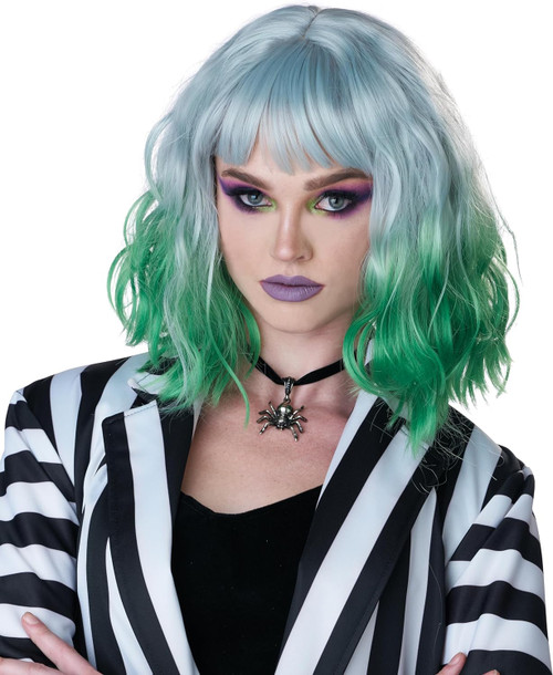 Netherworld Ghost Wig Girl Beetle Fancy Dress Up Halloween Costume Accessory