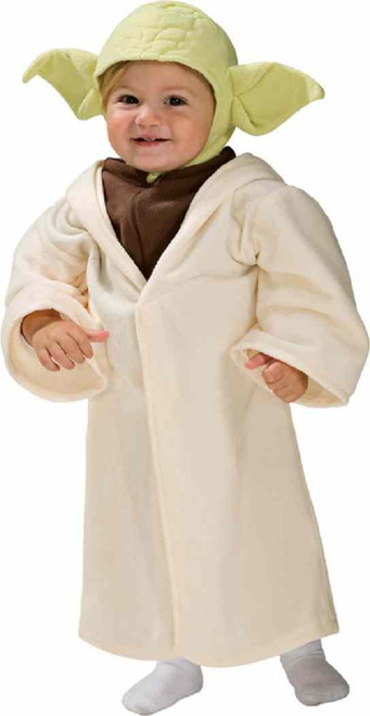 Yoda Star Wars Jedi Master Robe Fancy Dress Up Halloween Toddler Child Costume
