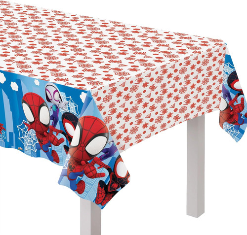 Spidey Amazing Friends Spider-Man Birthday Party Decoration Plastic Tablecover