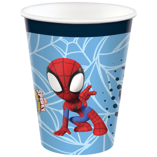 Spidey & His Amazing Friends Spider-Man Marvel Birthday Party 9 oz. Paper Cups