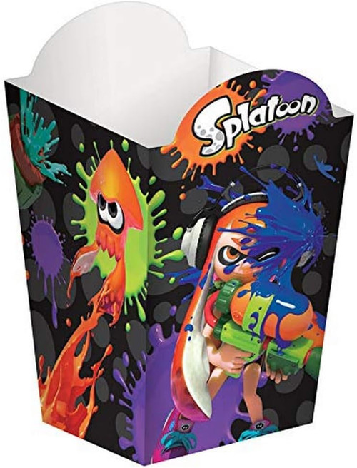 Splatoon Video Game Nintendo Manga Kids Birthday Party Favor Popcorn Boxes