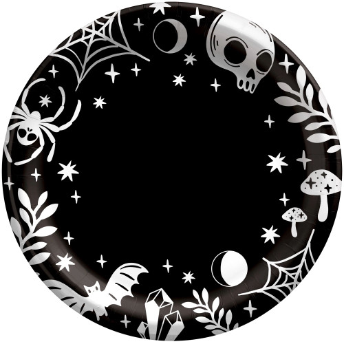 Spellbound Haunted House Carnival Halloween Party 10.5" Paper Banquet Plates