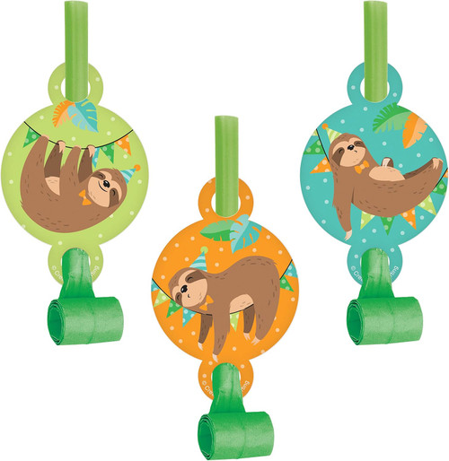 Sloth Animal Jungle Cute Kids Party Birthday Party Favor Blowouts