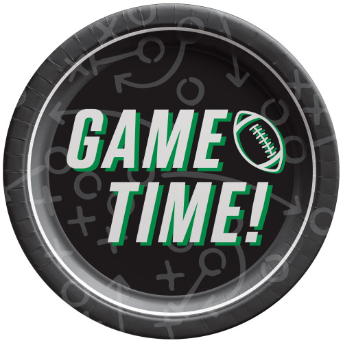 Ready Set Football Game Day Sports Banquet Party 6.75" Paper Dessert Plates