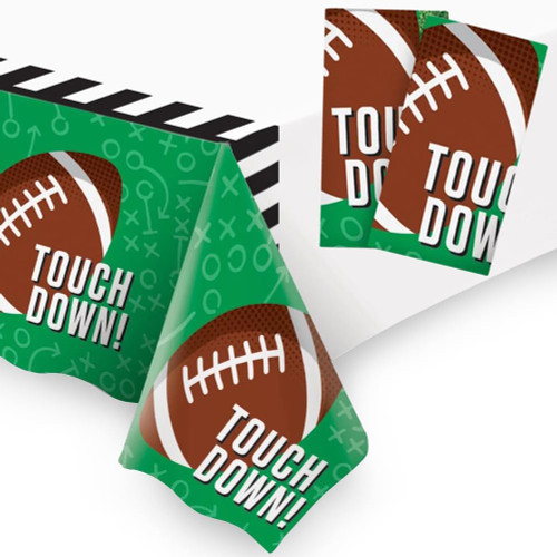 Ready Set Football Game Day Sports Banquet Party Decoration Plastic Tablecovers