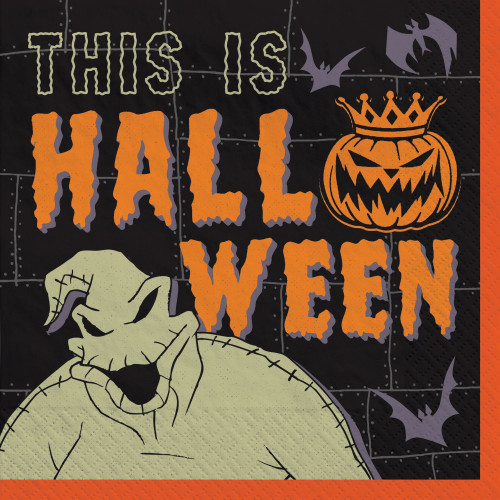 Pumpkin King Nightmare Before Christmas Halloween Party Paper Luncheon Napkins