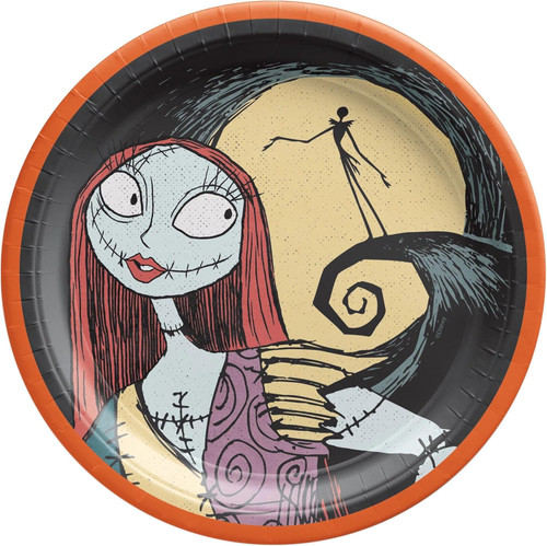 Pumpkin King Nightmare Before Christmas Halloween Party 6.75" Dessert Plates