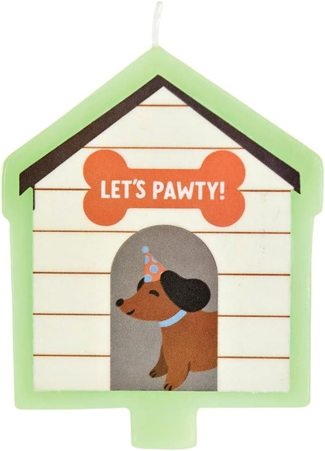Pawsome Party Puppy Dog Animal Pet Birthday Party Decoration Molded Cake Candle