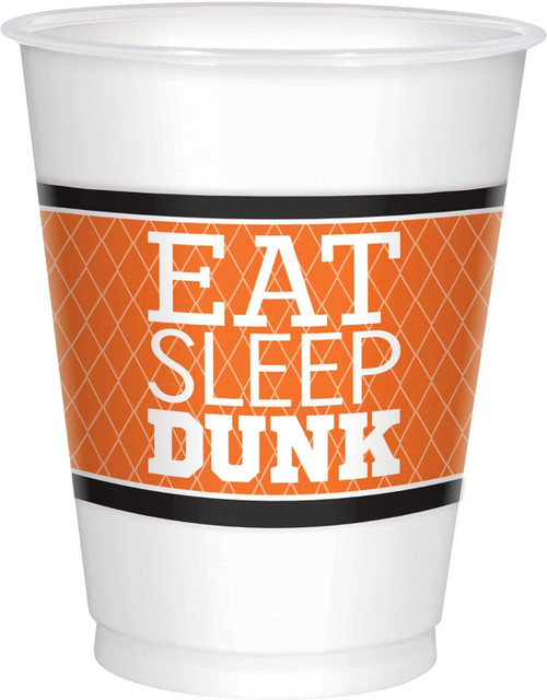 Nothin' But Net Basketball Sports Banquet Theme Party 16 oz. Plastic Cups