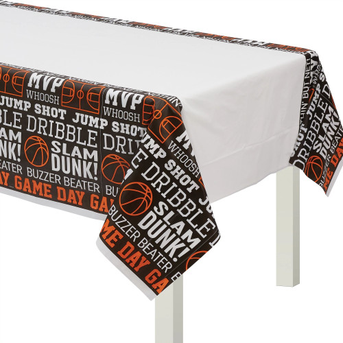 Nothin' But Net Basketball Sports Theme Party Decoration Plastic Tablecover