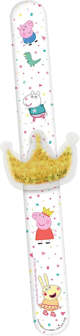 Peppa Pig Confetti Nick Jr Cartoon Show Kids Birthday Party Favor Slap Bracelets