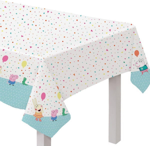 Peppa Pig Confetti Nick Jr Cartoon Birthday Party Decoration Plastic Tablecover