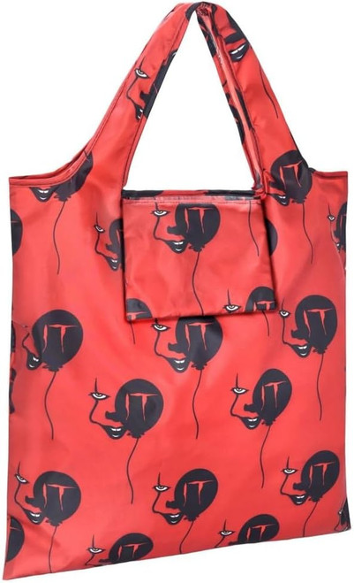 Pennywise It Halloween Party Favor Loot Treat Sack Fabric Trick-Or-Treat Bag