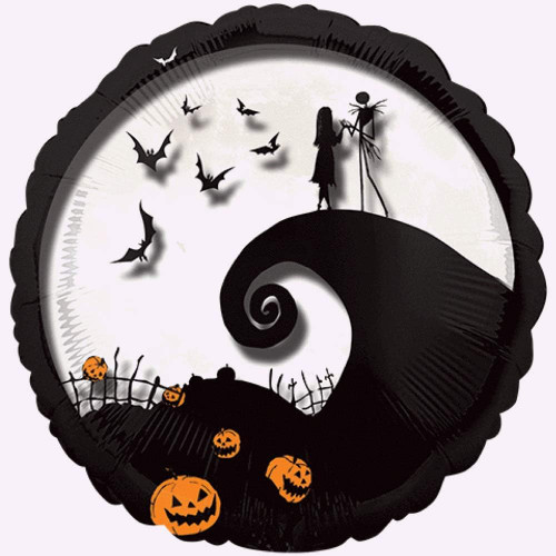 Nightmare Before Christmas Halloween Party Decoration Panoramic Mylar Balloon