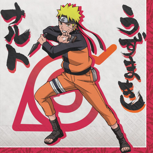 Naruto Manga Anime TV Series Kids Birthday Party Paper Luncheon Napkins