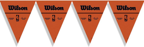 NBA Wilson Pro Basketball Sports Banquet Theme Party Decoration Pennant Banner