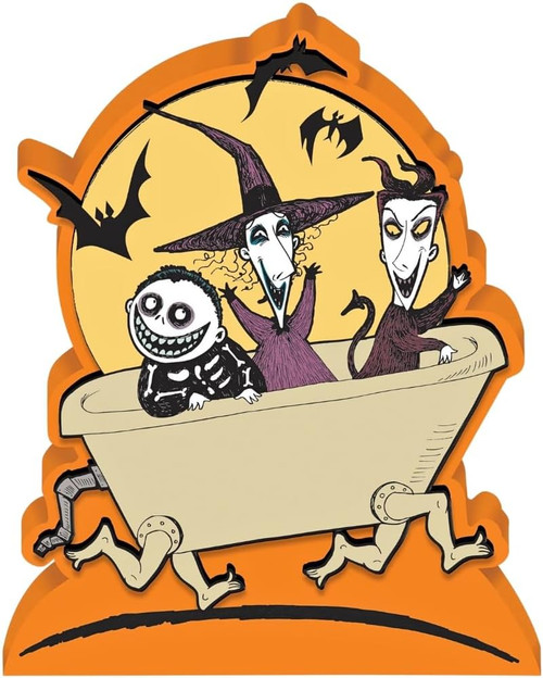 Nightmare Before Christmas Birthday Halloween Party Decoration Standing Sign