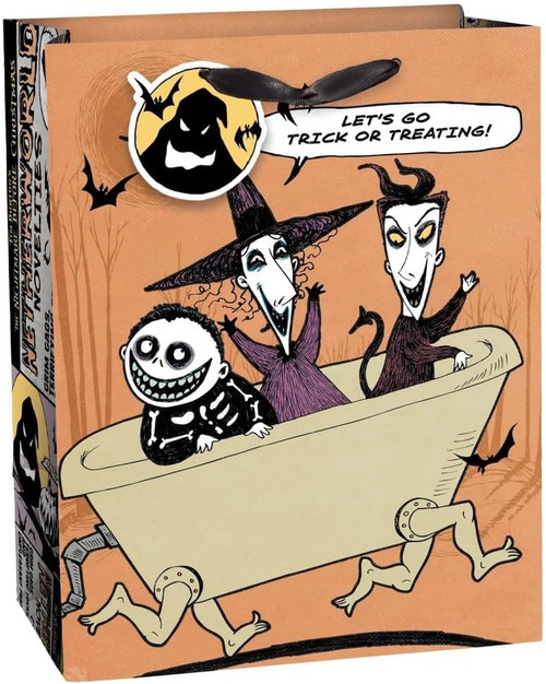 Nightmare Before Christmas Birthday Halloween Party Paper Medium Gift Bag