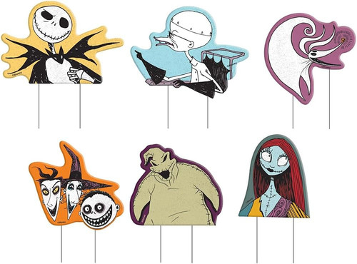 Nightmare Before Christmas Birthday Halloween Party Decoration Small Yard Signs