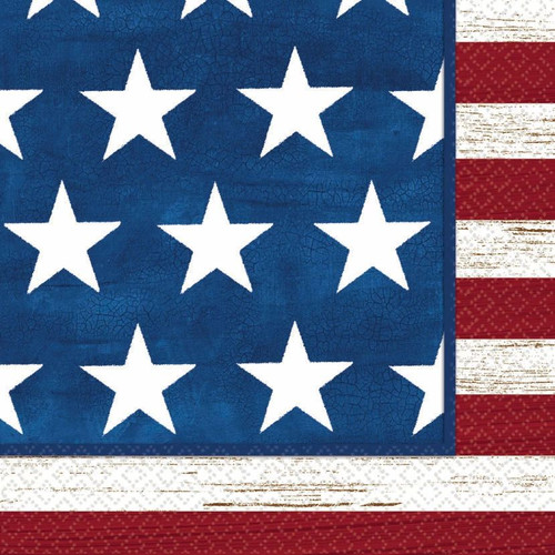 Americana USA American Flag July 4th Patriotic Party Paper Luncheon Napkins
