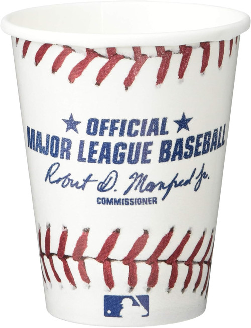Rawlings MLB Pro Baseball Sports Banquet Theme Party 9 oz. Paper Cups