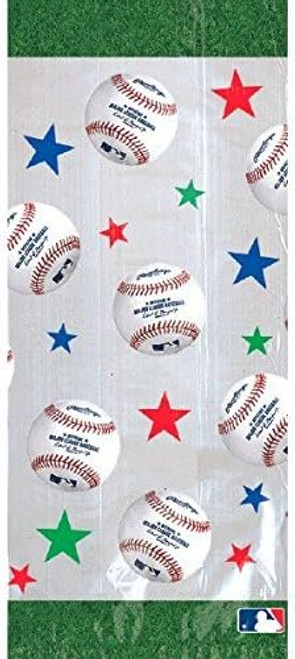 Rawlings MLB Pro Baseball Sports Banquet Theme Party Favor Sacks Cello Loot Bags