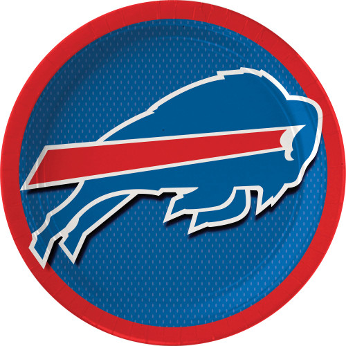 Buffalo Bills NFL Pro Football Sports Banquet Party Bulk 9" Paper Dinner Plates