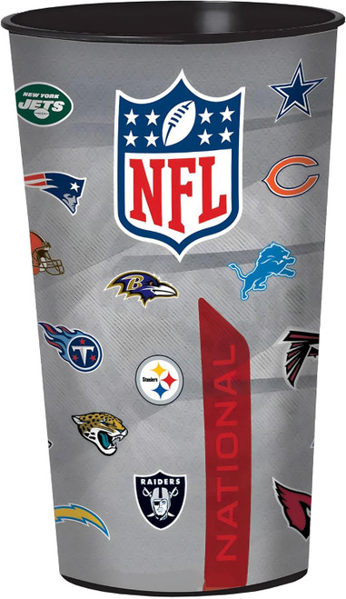 NFL All Teams Football Sports Banquet Theme Party Favor 22 oz. Plastic Cup
