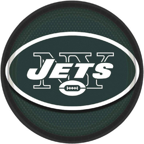 New York Jets NFL Pro Football Sports Banquet Party Bulk 9" Paper Dinner Plates