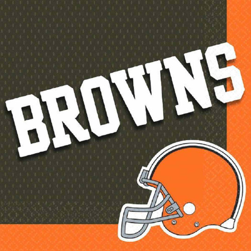 Cleveland Browns NFL Football Sports Banquet Party Bulk Paper Luncheon Napkins