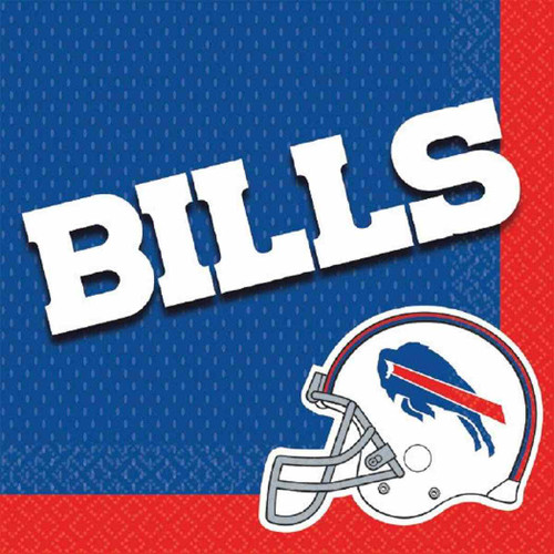 Buffalo Bills NFL Pro Football Sports Banquet Party Bulk Paper Luncheon Napkins