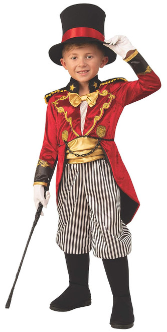 Ringmaster Circus Carnival MC Cute Fancy Dress Up Halloween Child Costume