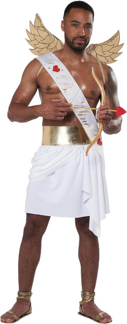 Cupid Valentine's Day Toga Party Man Fancy Dress Up Halloween Adult Costume