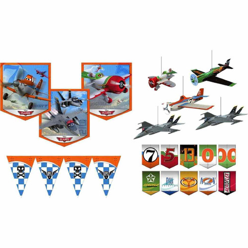 Disney's Planes Kids Birthday Party Decoration Room Transformation Kit