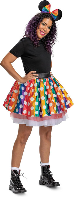 Minnie Mouse Tutu Kit Disney Pride Fancy Dress Halloween Adult Costume Accessory