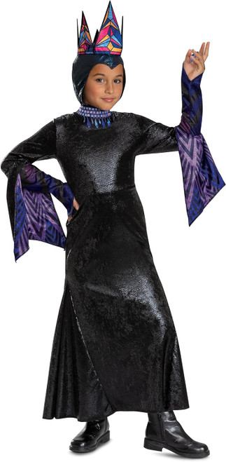 Evil Queen Live Action Deluxe Snow White Fancy Dress Up Halloween Child Costume