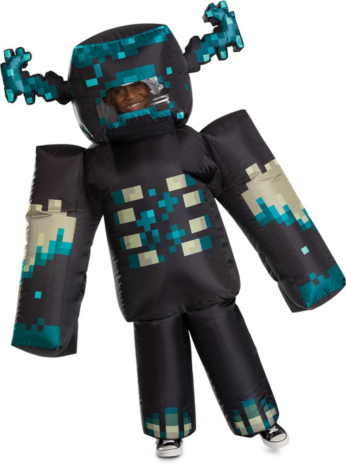 Warden Inflatable Minecraft Movie Mojang Fancy Dress Up Halloween Child Costume