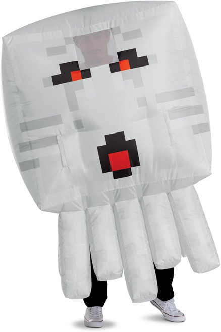 Ghast Inflatable Minecraft Movie Mojang Fancy Dress Up Halloween Adult Costume