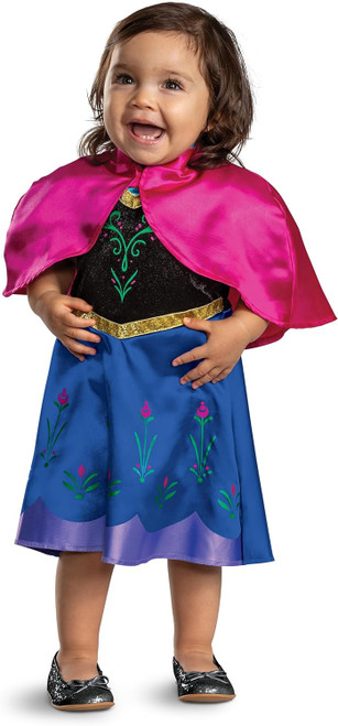 Anna Traveling Infant Classic Disney Frozen Fancy Dress Halloween Child Costume
