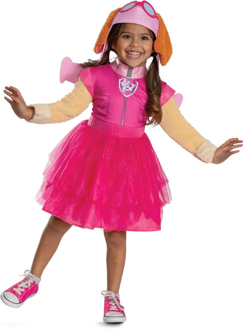 Skye Deluxe Tutu Toddler Paw Patrol Pink Fancy Dress Up Halloween Child Costume Skye Deluxe Tutu Toddler Paw Patrol Pink Fancy Dress Up Halloween Child Costume