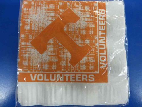 Tennessee Volunteers NCAA Sports Party Beverage Napkins