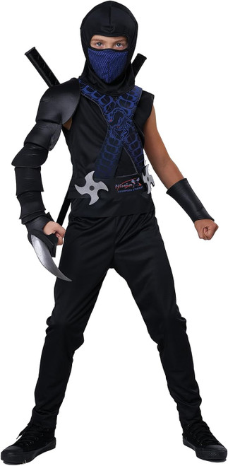Scorpion Strike Ninja Warrior Boy Black Fancy Dress Up Halloween Child Costume Scorpion Strike Ninja Warrior Boy Black Fancy Dress Up Halloween Child Costume